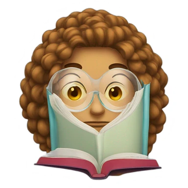 reading book sticker
