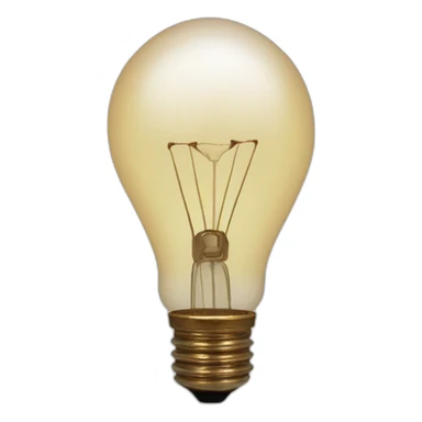 Bulb sticker sticker