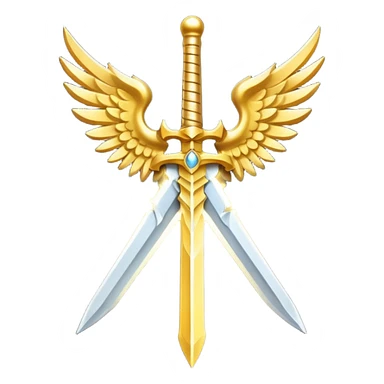 angel sword sticker
