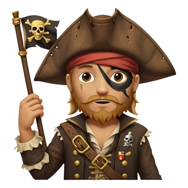 pontus rum flag sticker