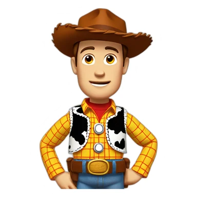 Woody toy story sticker