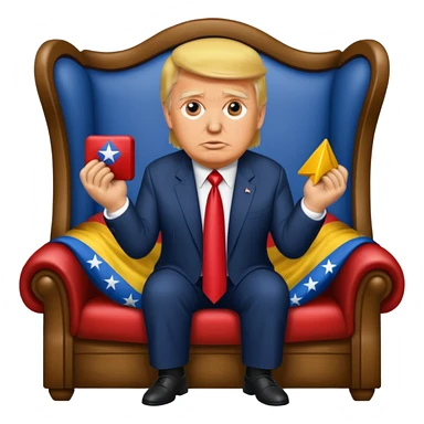 Trump qui kidnappe El président du Venezuela sticker