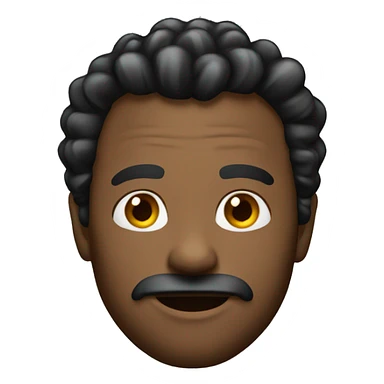 director big haire black sticker