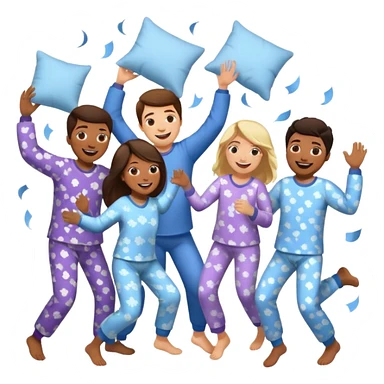 Bataille d'Oreiller sticker