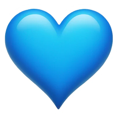 blue heart sticker