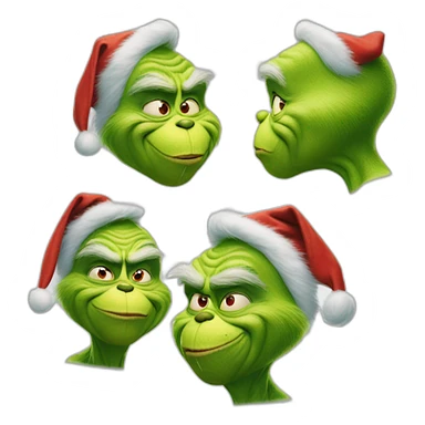 The grinch old kitting sticker