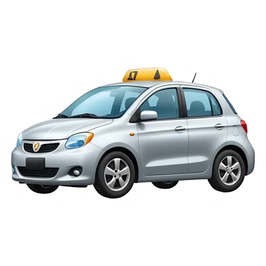 macchina da noleggiare sticker