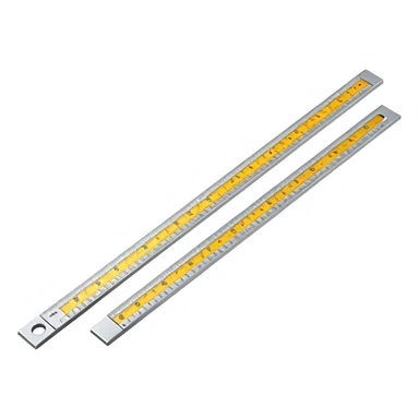 growing ruler with extended marks sticker