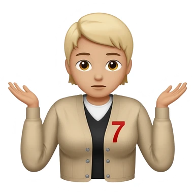 Mixe des emojis 6️⃣🤷🏼7️⃣ sticker