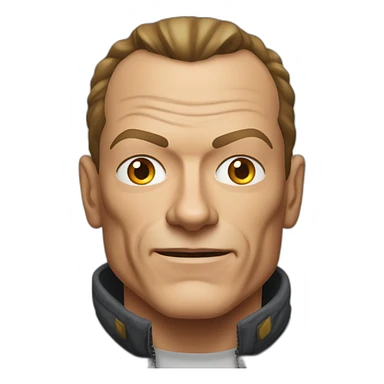 Jean Claude Van Dam jcvd sticker