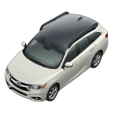 car on it roof sticker