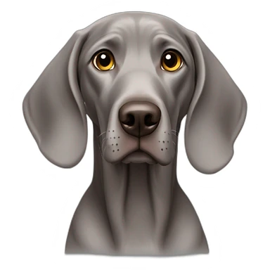 weimaraner stay sticker