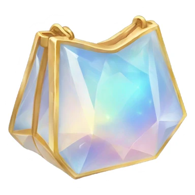 opal Crystal bag sticker