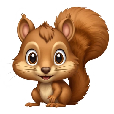 crazy squirrel  sticker