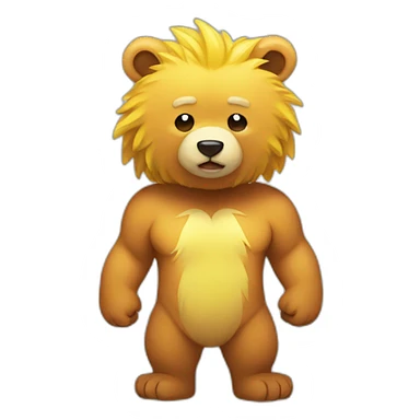Super sayan bear sticker