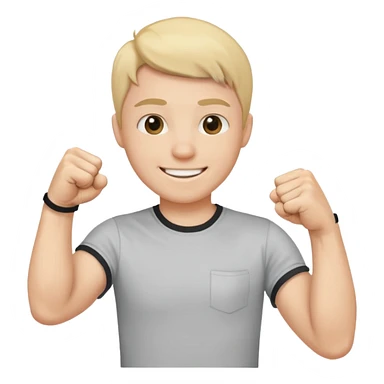 Mir ein, die beide Faust geben sticker