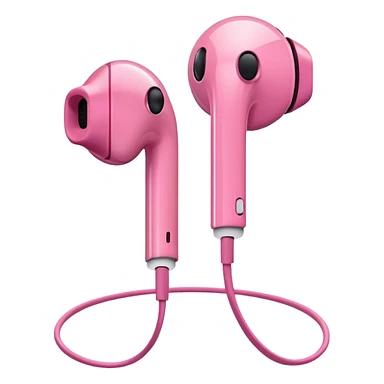 Pink earpod sticker