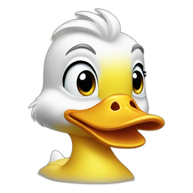 Quack the duck sticker