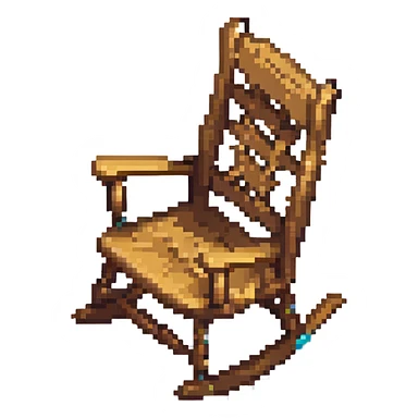 rocking chair sticker