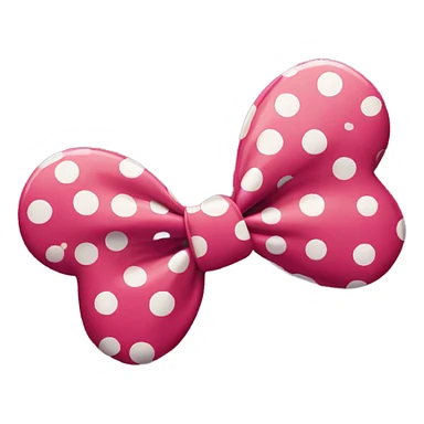 Minnie mouse ears glitter sticker