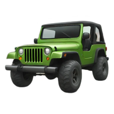 Angry jeep sticker