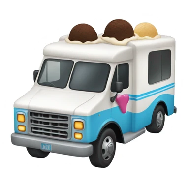 Ice cream truck sticker
