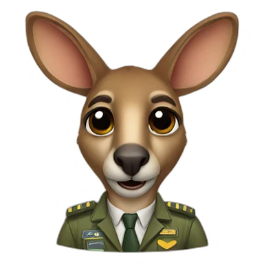 Kangaroo pilot sticker