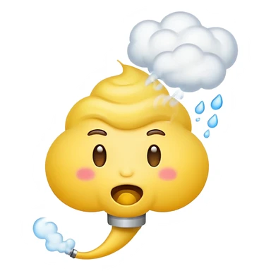 emoji farting  sticker