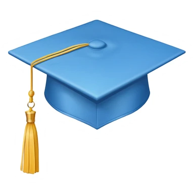 cappello da laurea per un corso terminato blu celeste danza aerea esame bello sticker