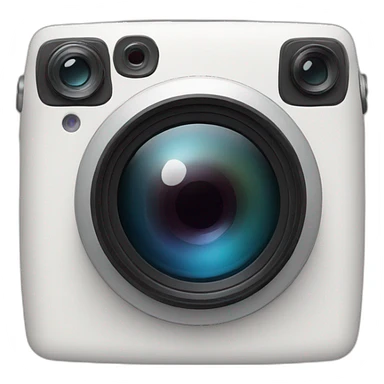 camera with wide angle lense sticker