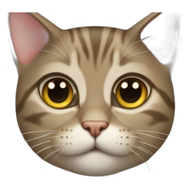 American-short-hair-cat sticker