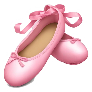 Pink ballet shoes sticker