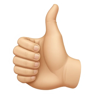 thumbs up hand sticker