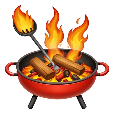 Fogueira pegando fogo sticker