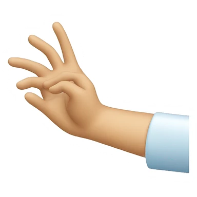 mano apuntando a la derecha sticker