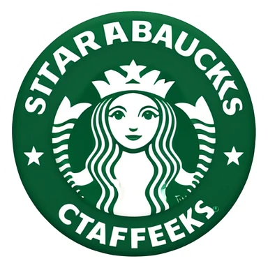 Starbucks logo sticker