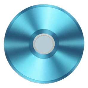 pastel blue cd sticker