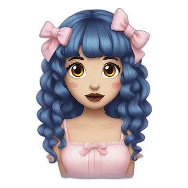 Melanie Martinez in nymph form sticker