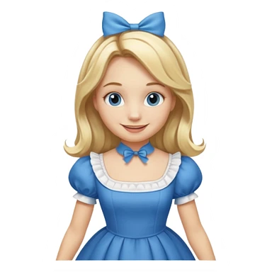 MAKE A ALICE AND THE WONDER LAND EMOJI sticker
