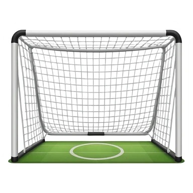 football goal straight on sticker