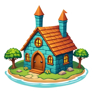 The Weasley’s Burrow Mina Lima style sticker