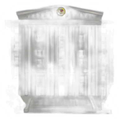 romanian parliment building sticker