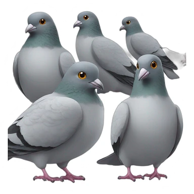 Fat pigeon sticker