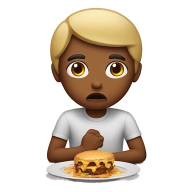 Anxiety eating sticker