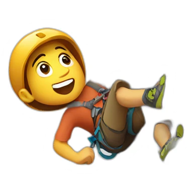 rock climbing sticker