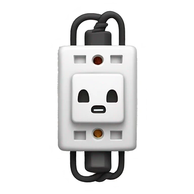 Electricity connector sticker