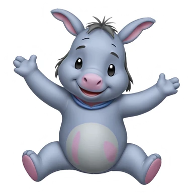 eeyore dancing sticker