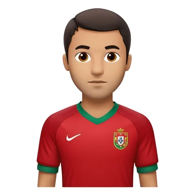 Nuno Mendes, Portuguese footballer, with Portugal jersey sticker