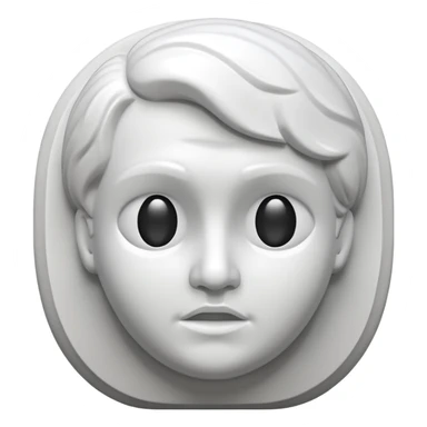 unfinished sculpture sticker