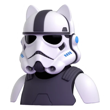 stormtrooper cat sticker